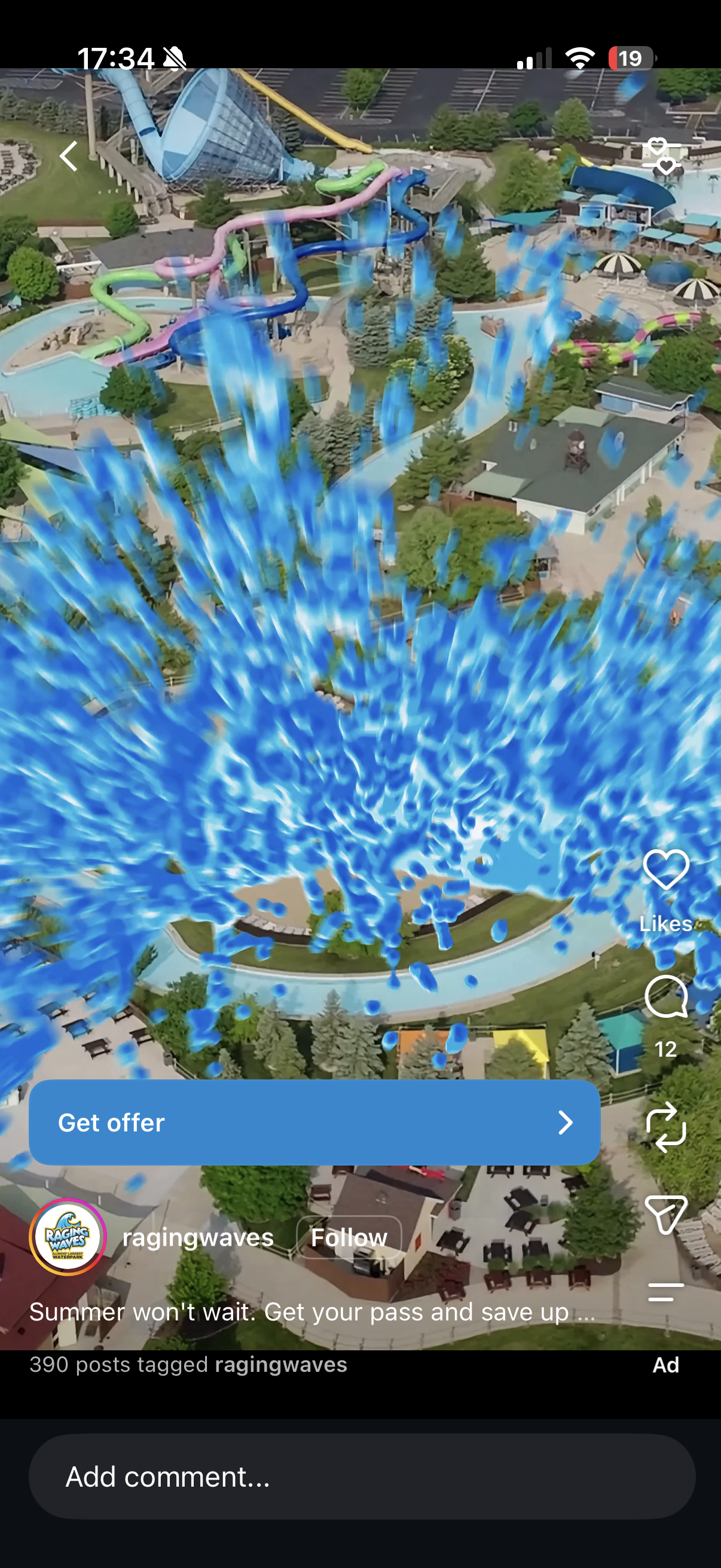 Christian Solorzano — screenshot of an AI-generated Instagram ad (AI slop)