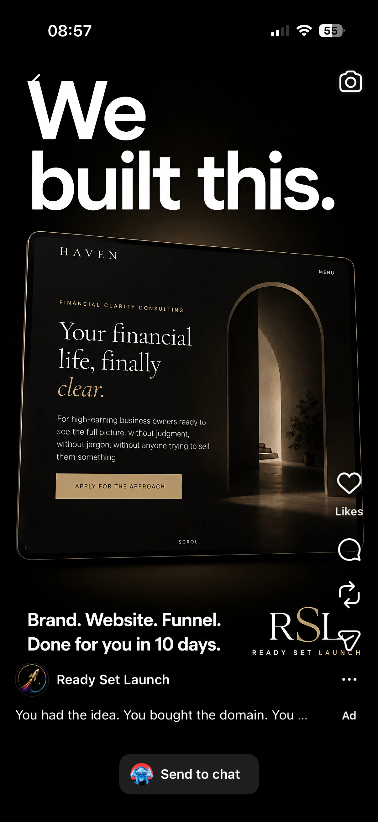 Christian Solorzano — screenshot of an AI-generated Instagram ad (AI slop)